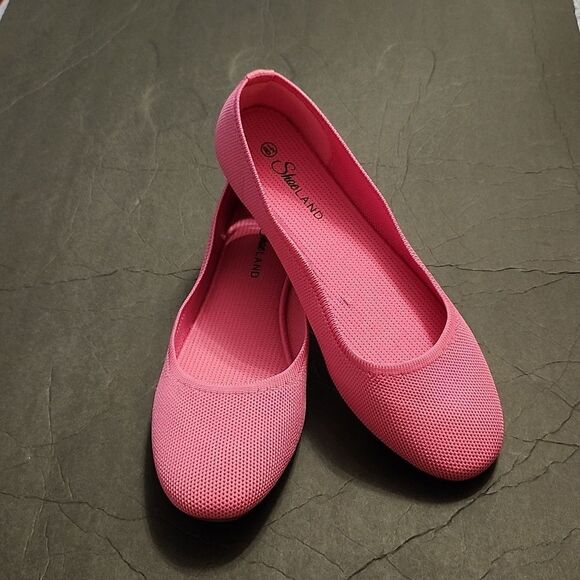 BRAND NEW SHOE LAND EVER MEMORY ROUND TOE KNITTEED WOMEN'S FLAT SHOE - Picture 8 of 16